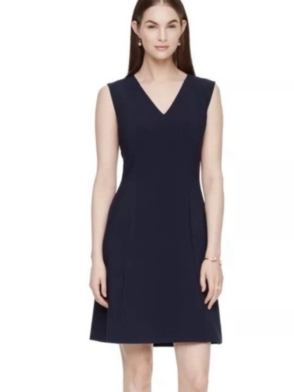 Kade Spade Navy Sleeveless Dress Size 14